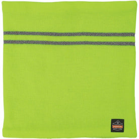 Ergodyne 6961 Reflective Winter Neck Gaiter - Lime Fleece & Acrylic - Protective Gear