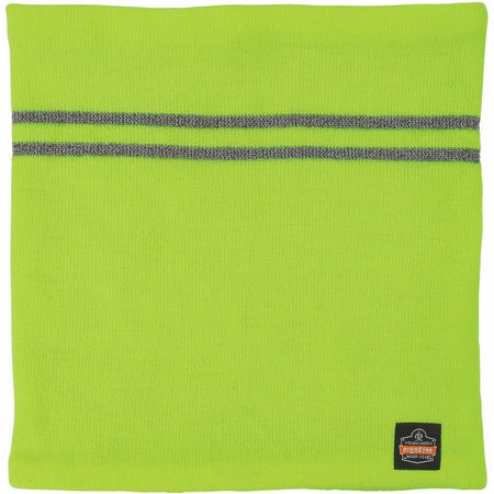 Ergodyne 6961 Reflective Winter Neck Gaiter - Lime Fleece & Acrylic - Protective Gear
