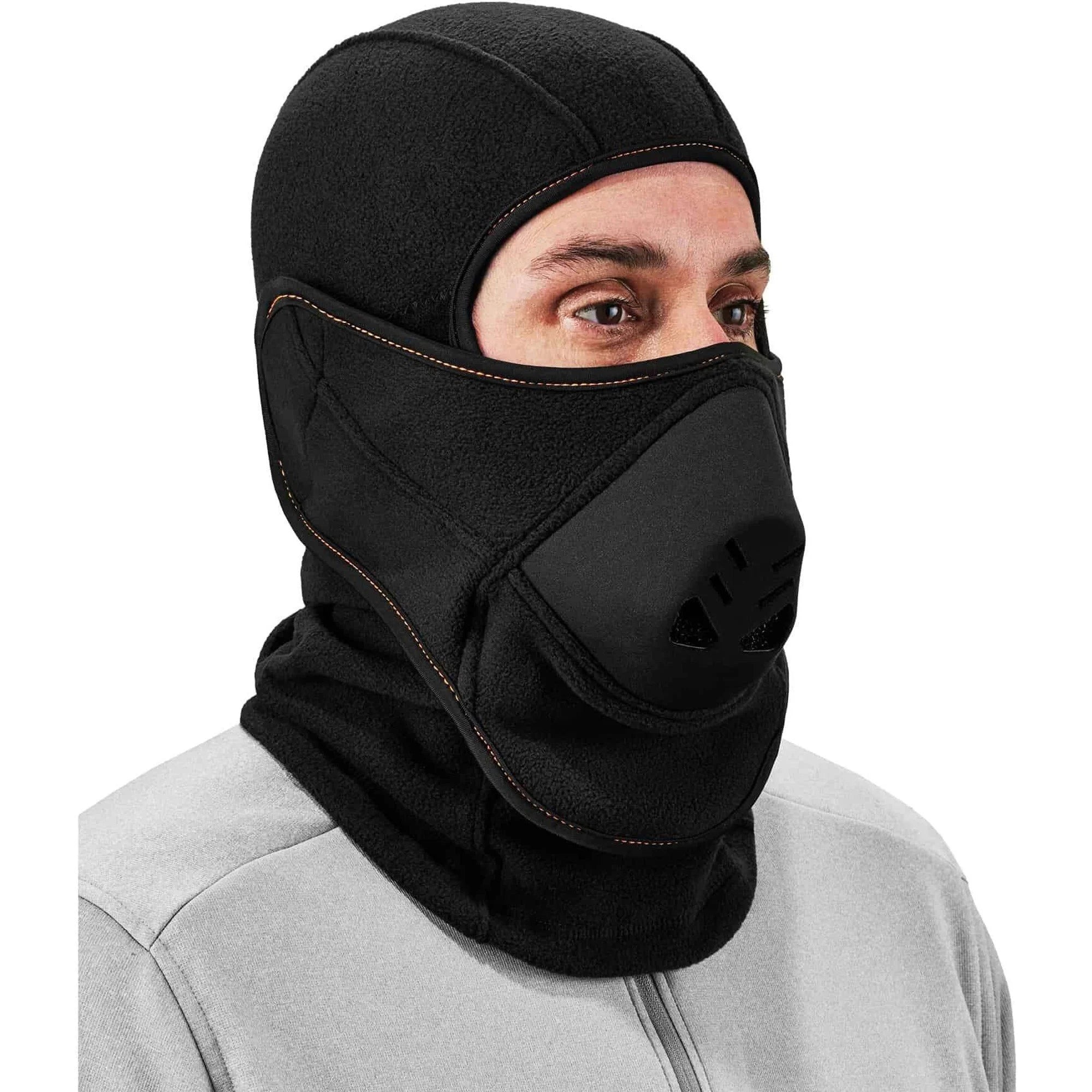Ergodyne 6970 Extreme Balaclava: Hot Rox Black Mask - Multipurpose Masks