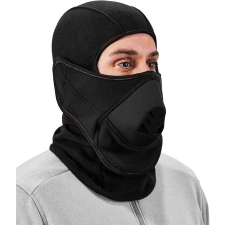 Ergodyne 6970 Extreme Balaclava: Hot Rox Black Mask - Multipurpose Masks