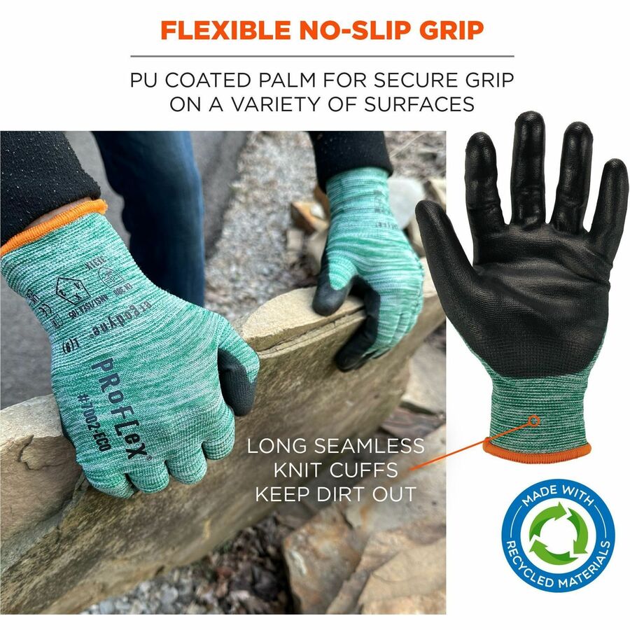 Ergodyne 7002-ECO Recycled PU-Coated Gloves - Alternate-Image4