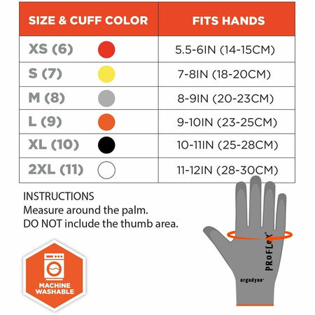 Ergodyne 7024 PU-Coated Cut-Resistant Gloves - Alternate-Image5