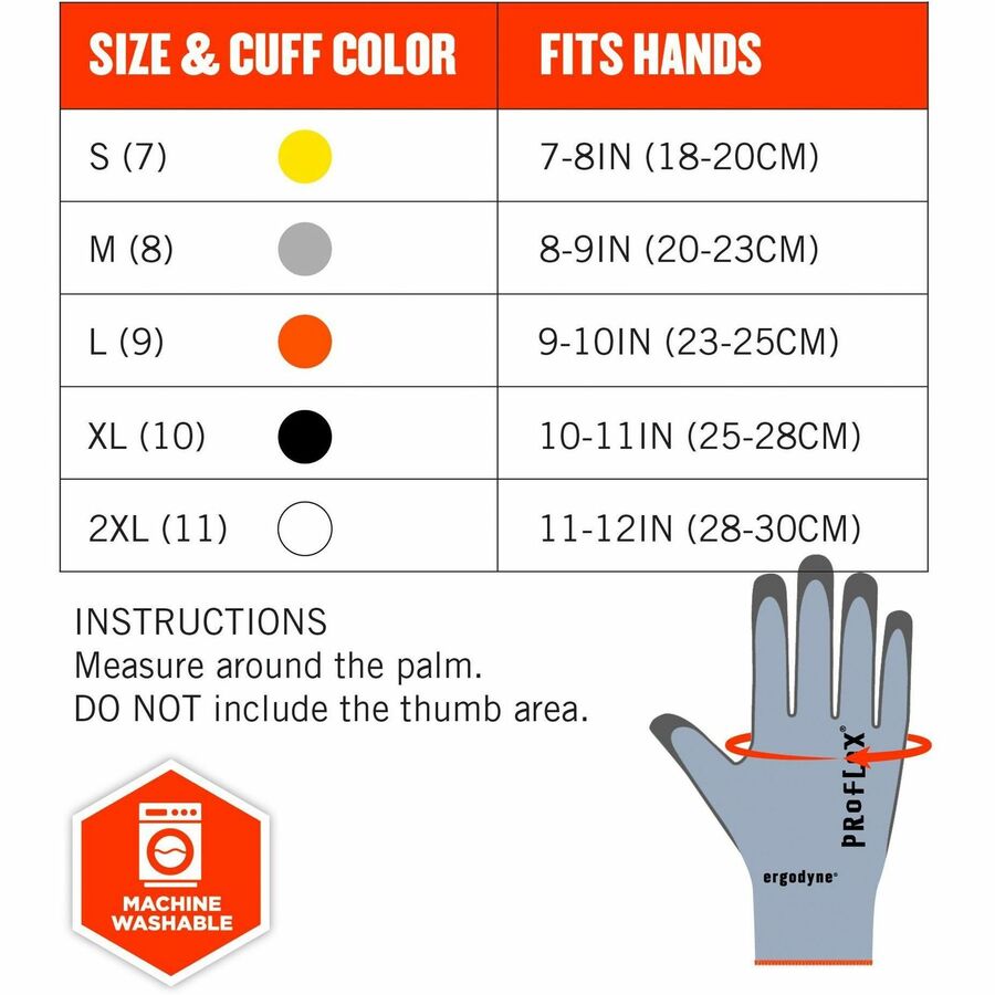 Ergodyne 7025 PU-Coated Cut-Resistant Gloves - Alternate-Image5