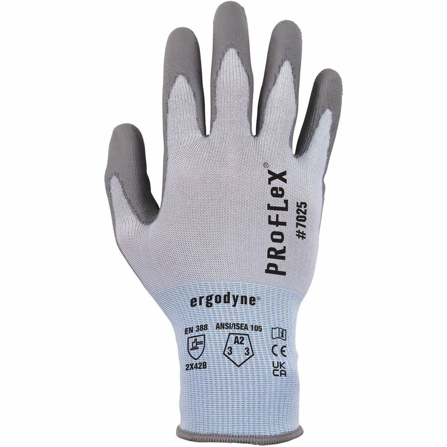 Ergodyne 7025 PU-Coated Cut-Resistant Gloves - Front