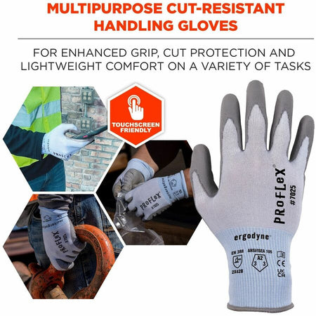 Ergodyne 7025 PU-Coated Cut-Resistant Gloves - Alternate-Image1