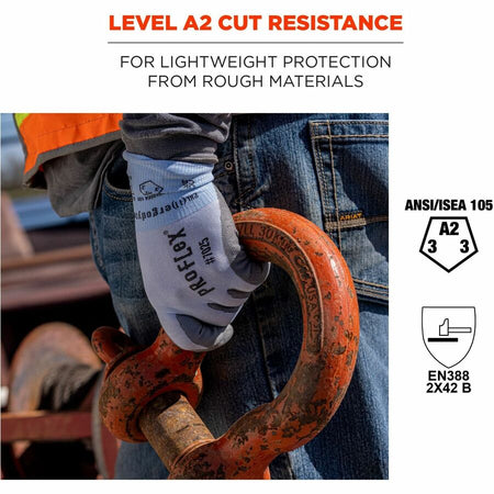 Ergodyne 7025 PU-Coated Cut-Resistant Gloves - Alternate-Image2