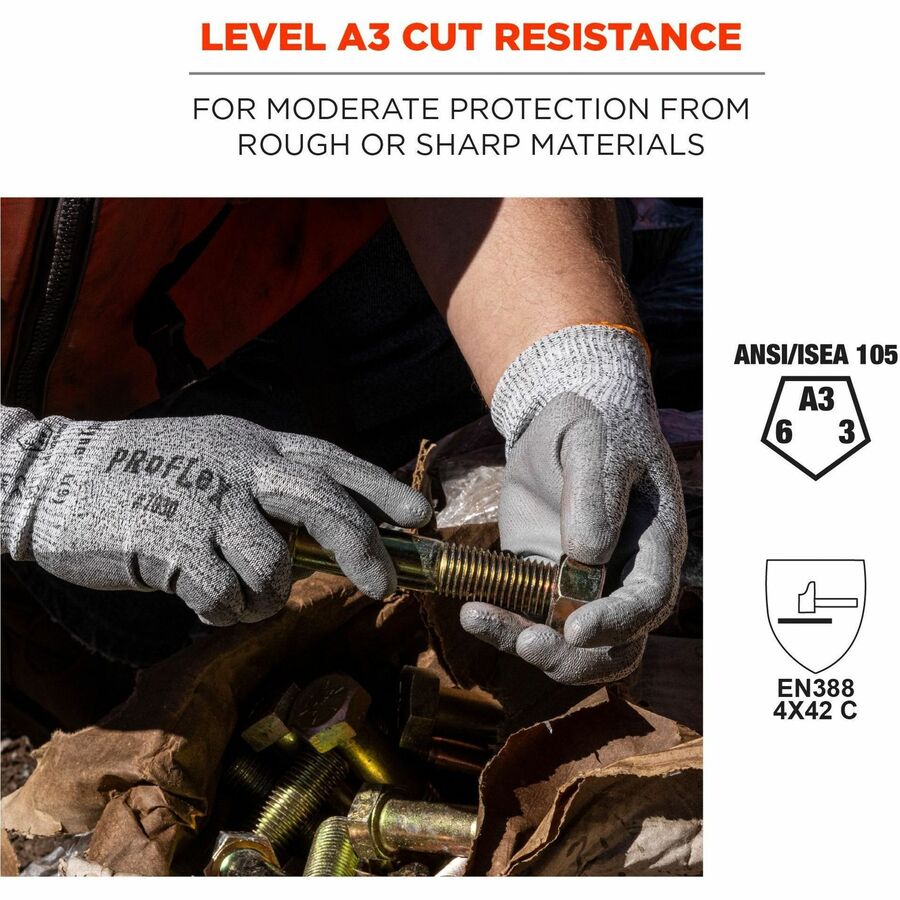 Ergodyne 7030 PU-Coated Cut-Resistant Gloves - Alternate-Image2