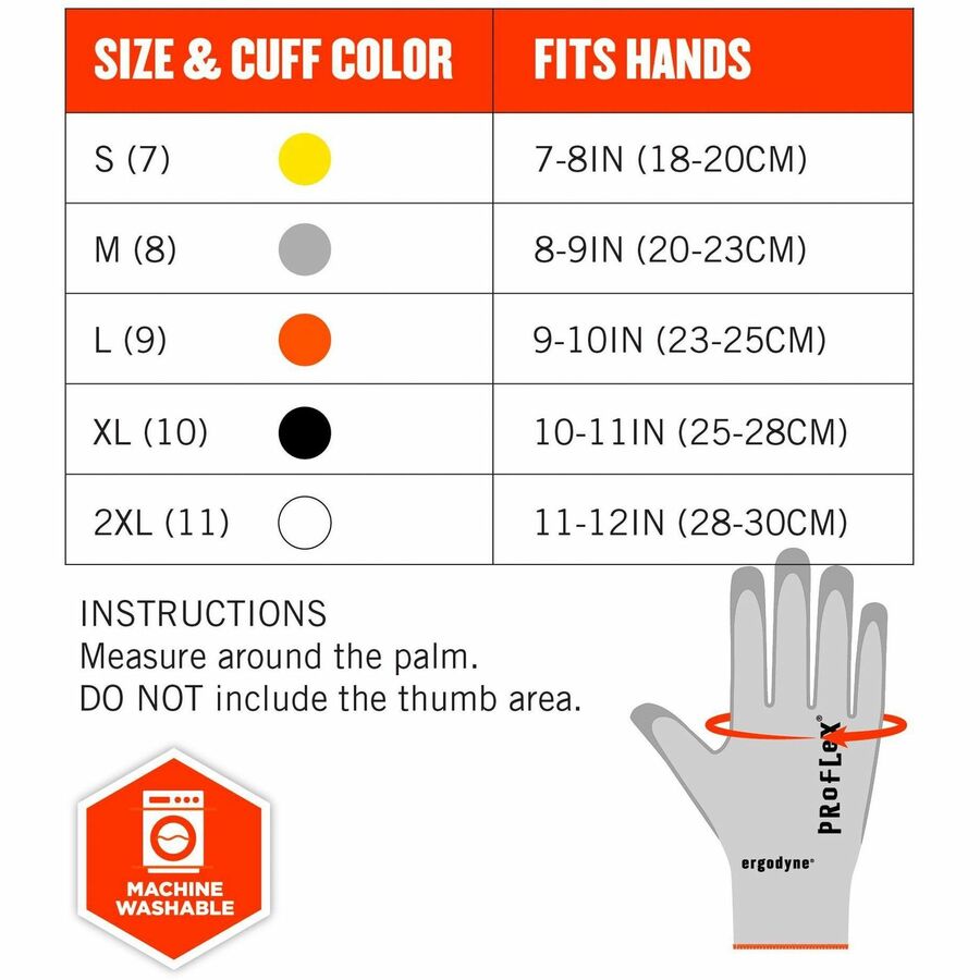 Ergodyne 7030 PU-Coated Cut-Resistant Gloves - Alternate-Image5