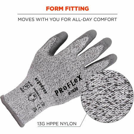 Ergodyne 7030 PU-Coated Cut-Resistant Gloves - Alternate-Image4