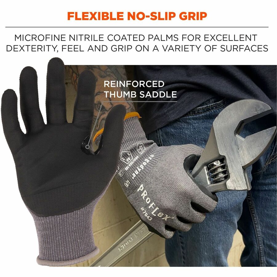 Ergodyne 7043 Nitrile-Coated Cut-Resistant Gloves - Alternate-Image3