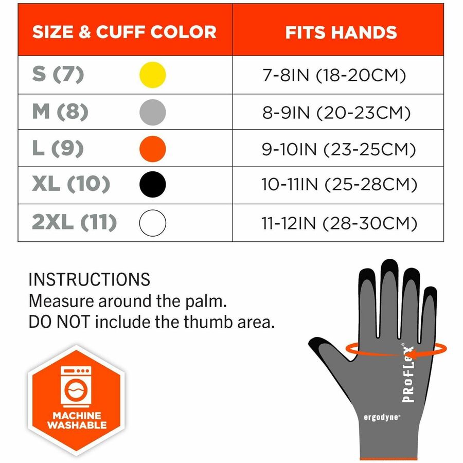 Ergodyne 7043 Nitrile-Coated Cut-Resistant Gloves - Alternate-Image5