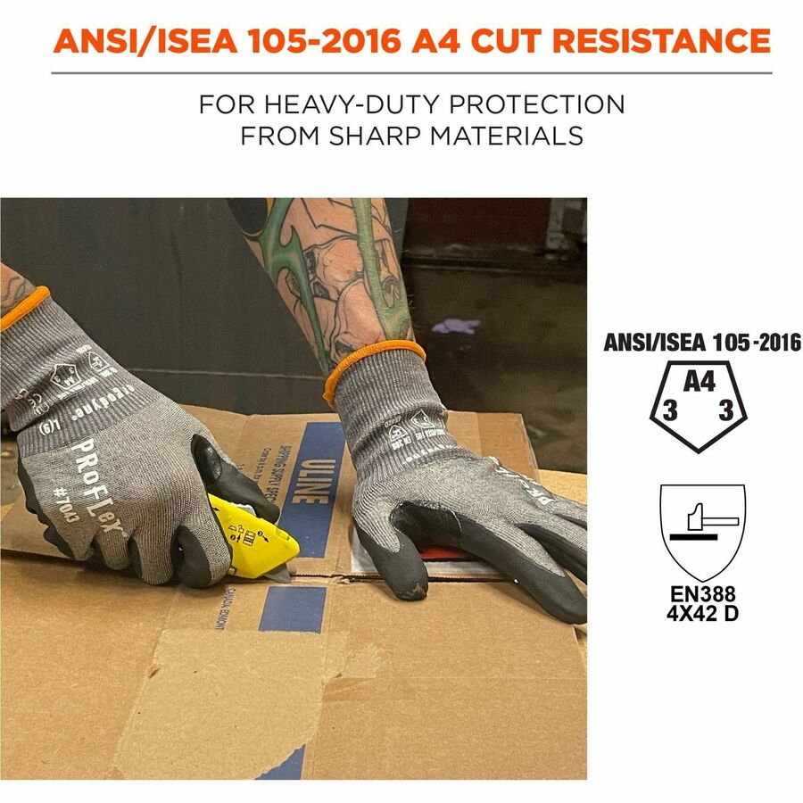 Ergodyne 7043 Nitrile-Coated Cut-Resistant Gloves - Alternate-Image2