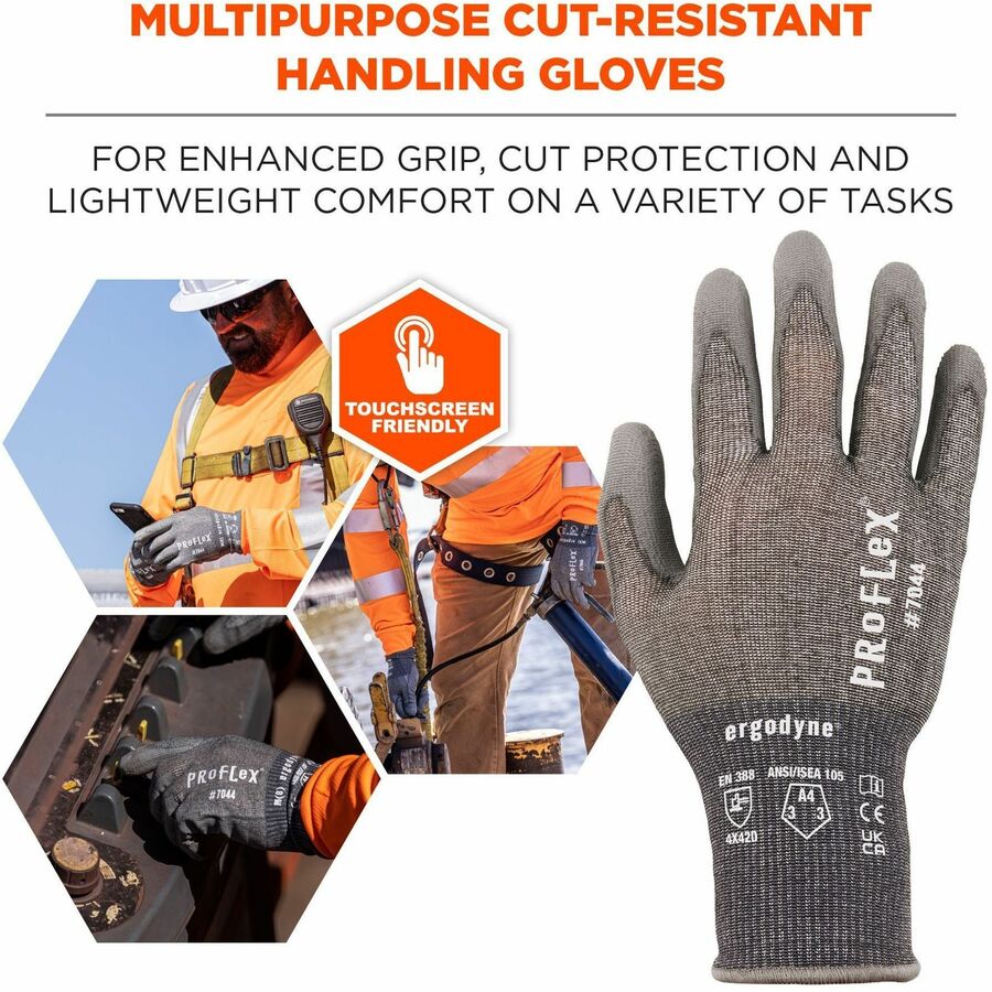 Ergodyne 7044 PU-Coated Cut-Resistant Gloves - Alternate-Image1