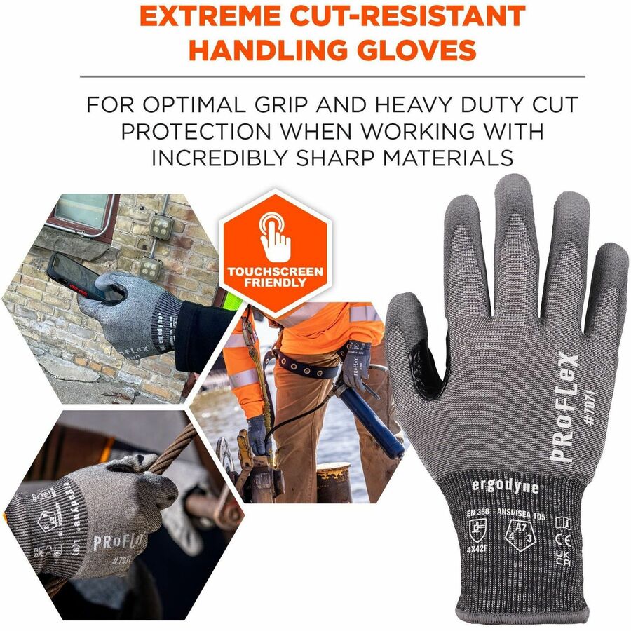 Ergodyne 7071 PU-Coated Cut-Resistant Gloves - Alternate-Image1