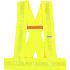 Ergodyne 8140BA Breakaway Sash - Lime Polyester - Xtra Large/2-Xtra Large - Safety Jackets / Vests