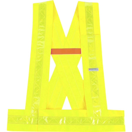 Ergodyne 8140BA Breakaway Sash - Lime Polyester - Xtra Large/2-Xtra Large - Safety Jackets / Vests