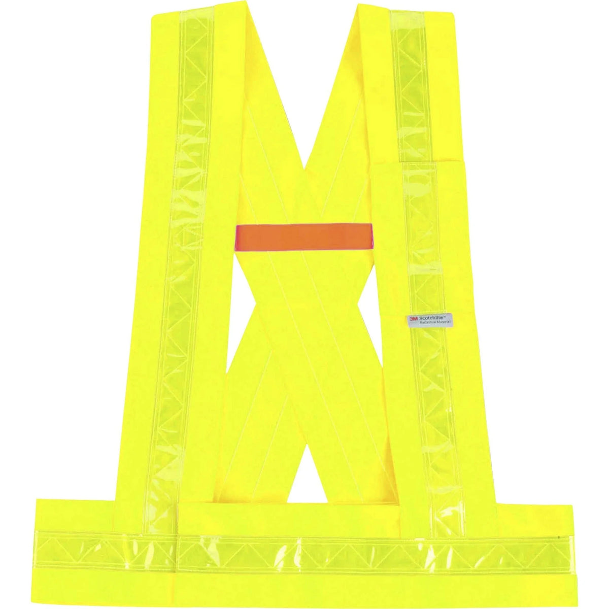 Ergodyne 8140BA Breakaway Sash - Medium/Large - Lime - Reflective - Polyester - Safety Jackets / Vests