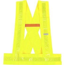 Ergodyne 8140BA Breakaway Sash - Medium/Large - Lime - Reflective - Polyester - Safety Jackets / Vests
