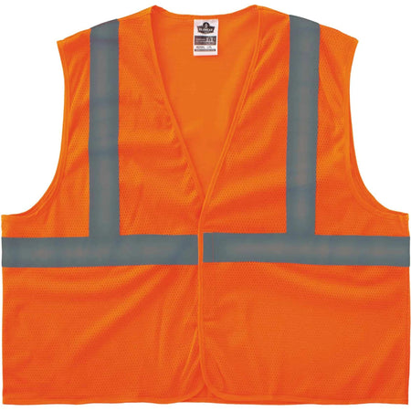 Ergodyne 8205HL Super Econo Mesh Vest: High Visibility for Construction & Warehouse - Safety Jackets / Vests