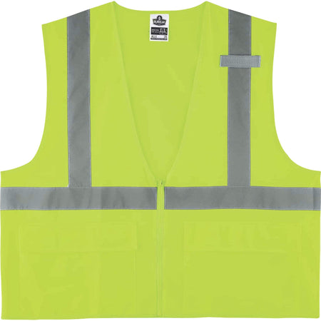 Ergodyne 8225Z Type R Class 2 Standard Solid Vest - 2000