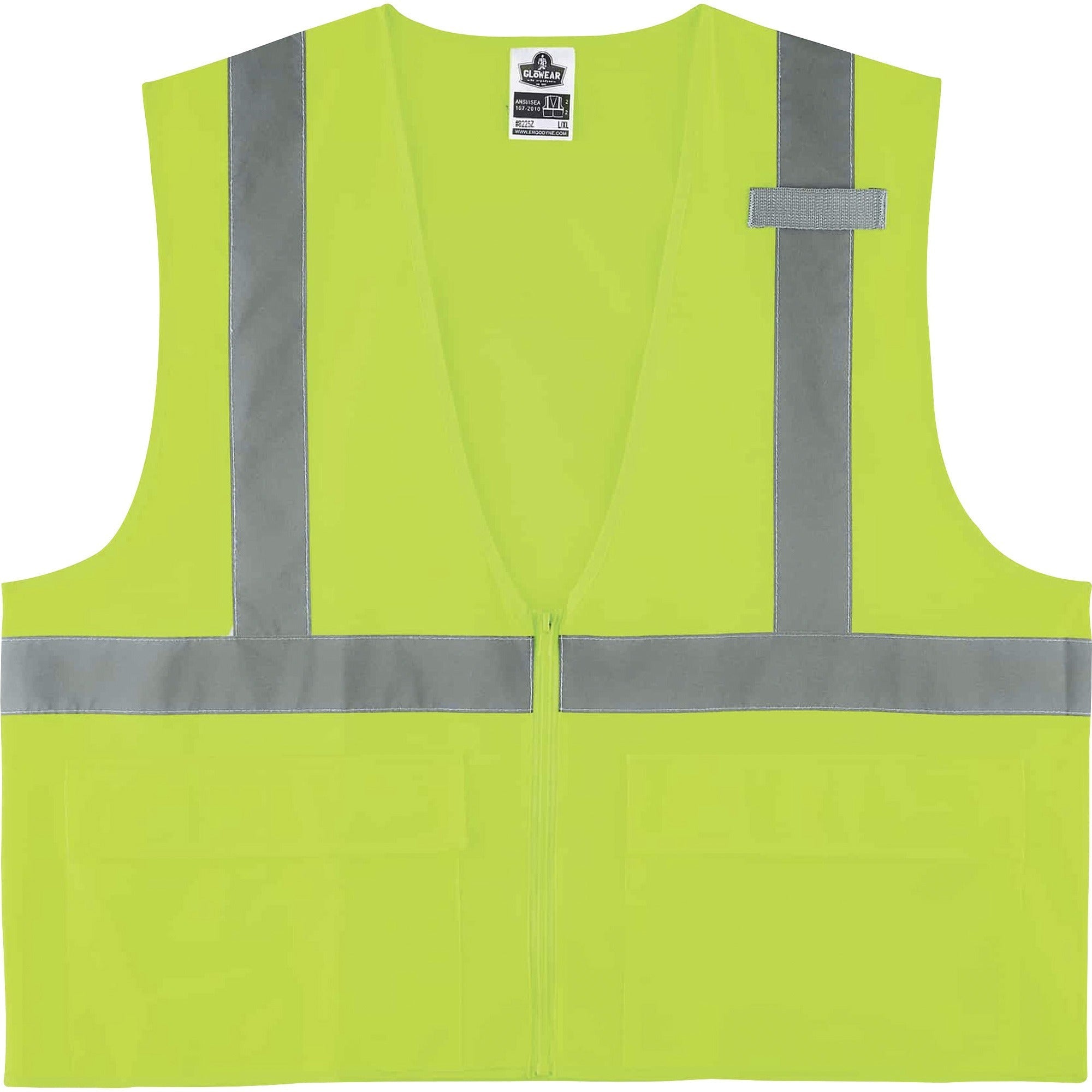 Ergodyne 8225Z Type R Class 2 Standard Solid Vest - 2000