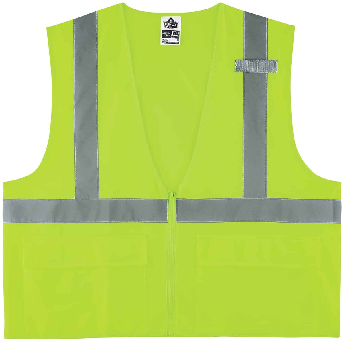 Ergodyne 8225Z Type R Class 2 Standard Solid Vest - 2000