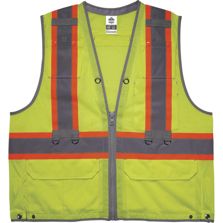 Ergodyne 8231TV Hi-Vis Tool Tethering Safety Vest - Type R Class 2 - 2000