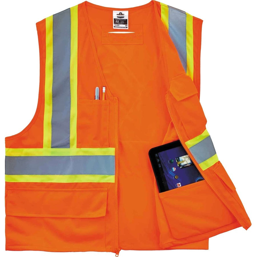 Ergodyne 8235ZX Type R Class 2 Two-Tone X-Back Vest - Alternate-Image1