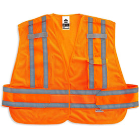 Ergodyne 8244PSV Type P Class 2 Safety Vest - Orange - Adjustable & Reflective - Jackets / Vests