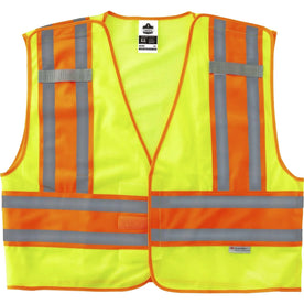 Ergodyne 8245PSV Type P Class 2 Safety Vest - Lime Reflective - 4/5XL - Jackets / Vests
