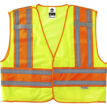 Ergodyne 8245PSV Type P Class 2 Safety Vest - Lime Reflective - 4/5XL - Jackets / Vests