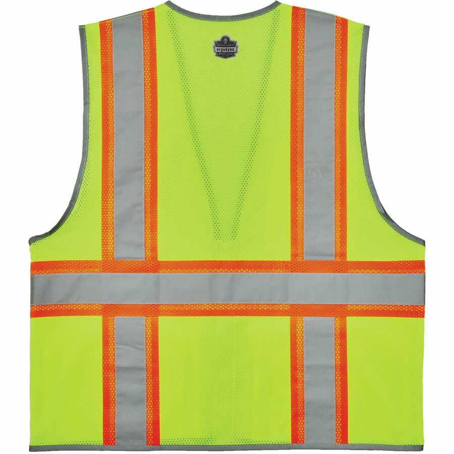 Ergodyne 8246Z 2-Tone High-Visibility Safety Vest - Rear