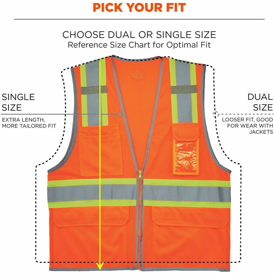Ergodyne 8246Z 2-Tone High-Visibility Safety Vest - Alternate-Image5