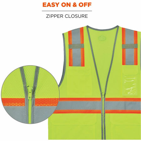 Ergodyne 8246Z 2-Tone High-Visibility Safety Vest - Alternate-Image4