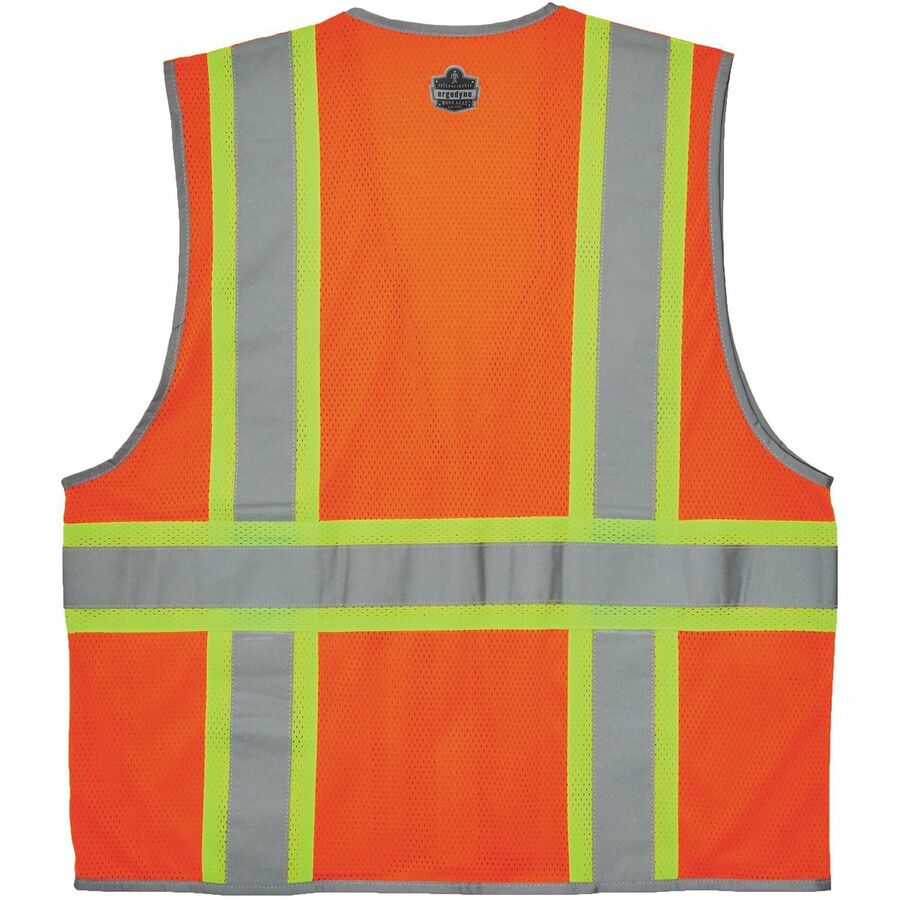 Ergodyne 8246Z 2-Tone High-Visibility Safety Vest - Rear