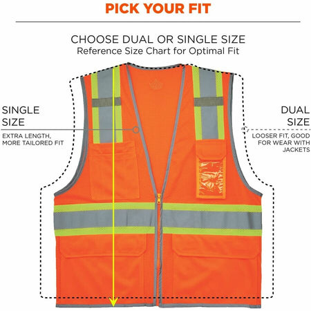 Ergodyne 8246Z 2-Tone High-Visibility Safety Vest - Alternate-Image6