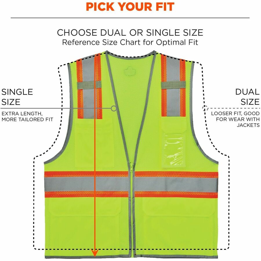 Ergodyne 8246Z 2-Tone High-Visibility Safety Vest - Alternate-Image5