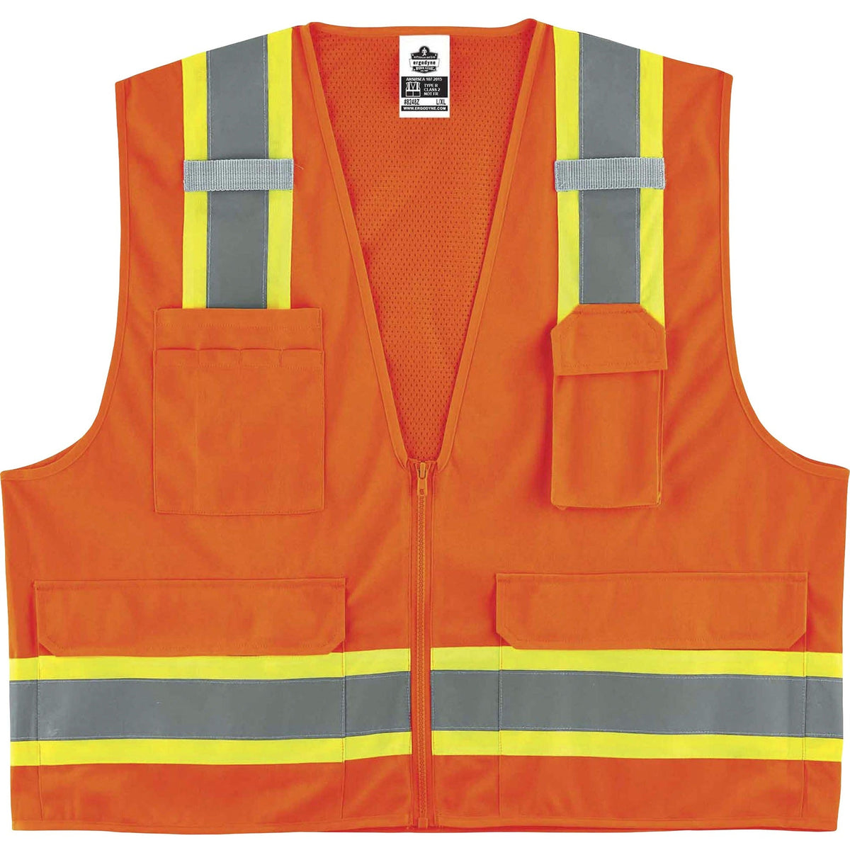 Ergodyne 8248Z Type R Class 2 Two-Tone Surveyors Vest - 2000