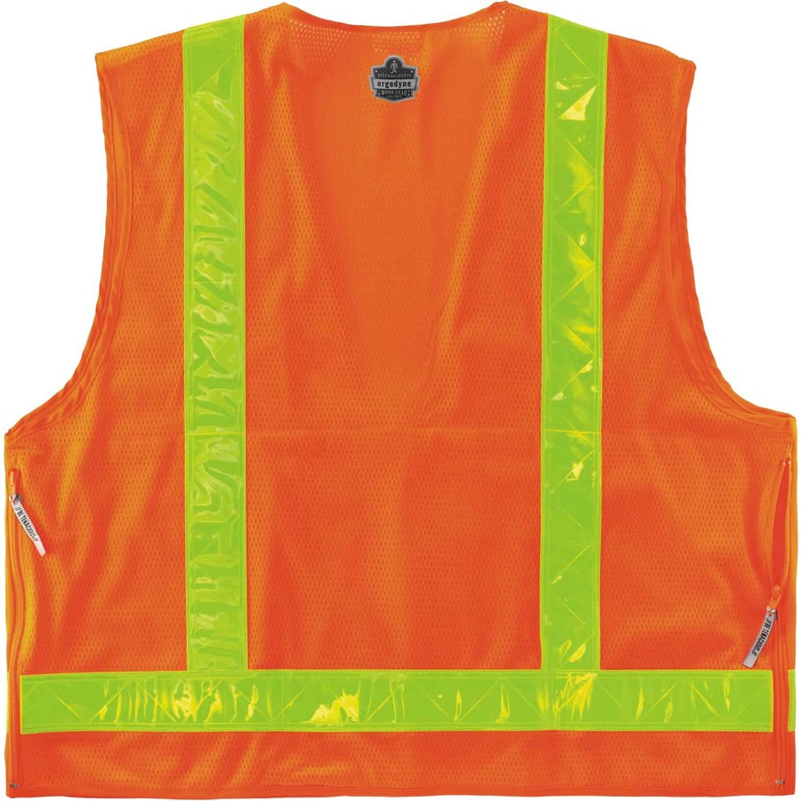 Ergodyne 8250ZHG Type R Class 2 Hi-Gloss Surveyors Vest - Alternate-Image1