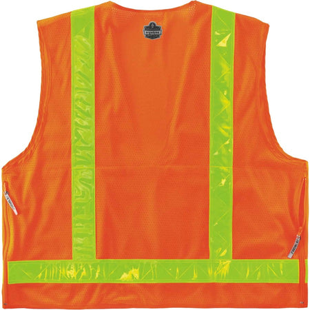 Ergodyne 8250ZHG Type R Class 2 Hi-Gloss Surveyors Vest - Alternate-Image1