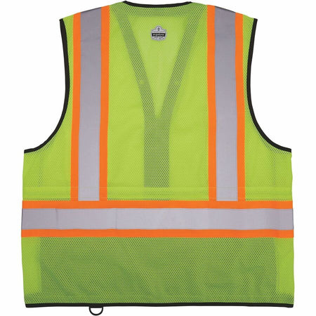 Ergodyne 8251HDZ-BK 2-Tone Hi-Vis Safety Vests - Rear