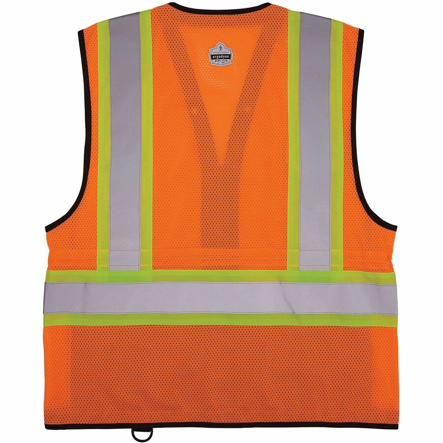 Ergodyne 8251HDZ-BK 2-Tone Hi-Vis Safety Vests - Rear