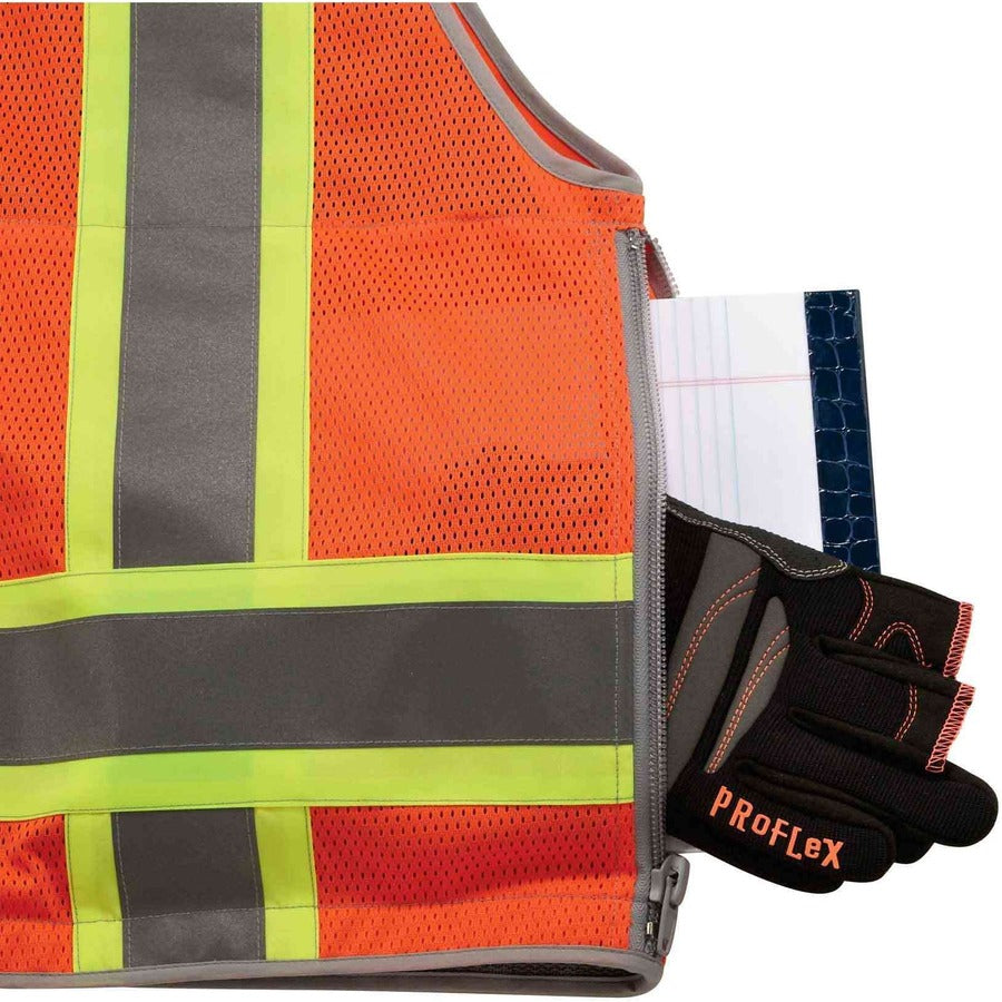 Ergodyne 8254HDZ Type R Class 2 Heavy-Duty Surveyors Vest - Alternate-Image2