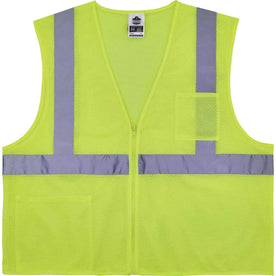 Ergodyne 8256Z Hi-Vis Class 2 Vest - Accessories - 4XL/5XL - Lime - Safety Jackets / Vests