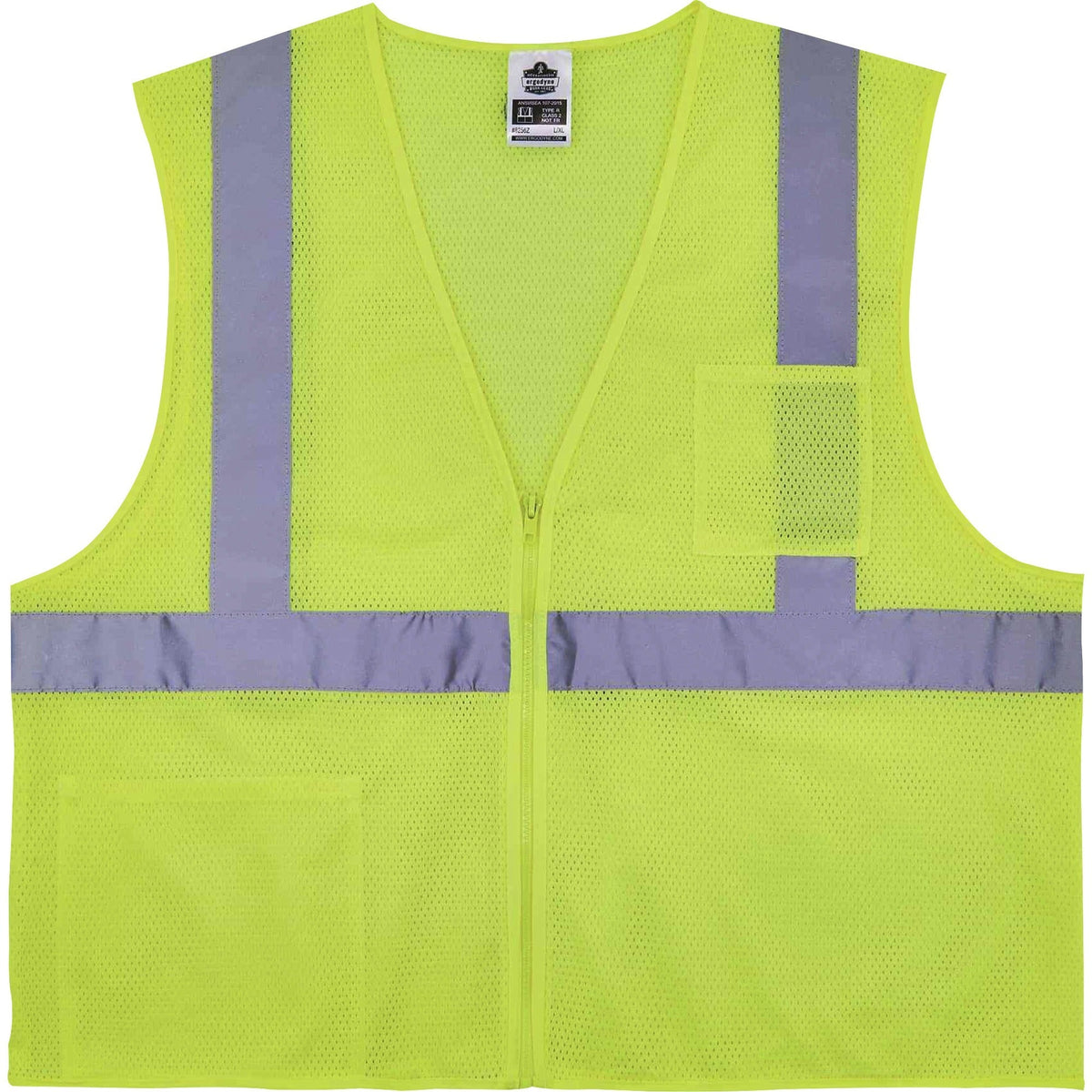 Ergodyne 8256Z Treated Polyester Hi-Vis Class 2 Vest - 2000