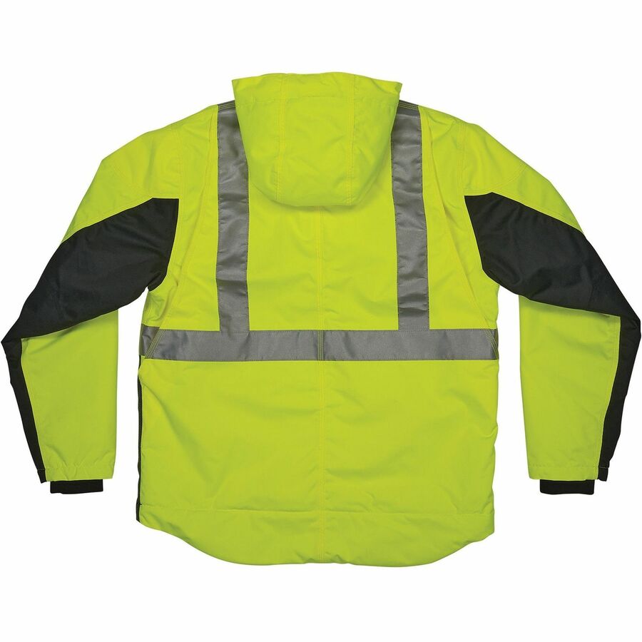 Ergodyne 8275 Heavy-Duty Hi-Vis Jackets - Rear
