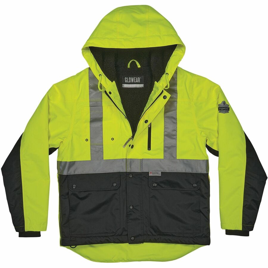 Ergodyne 8275 Heavy-Duty Hi-Vis Jackets - Front