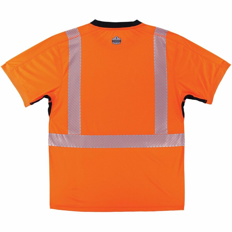 Ergodyne 8283BK Lightweight Hi-Vis T-Shirt - Rear