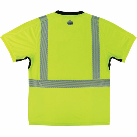 Ergodyne 8283BK Lightweight Hi-Vis T-Shirt - Rear