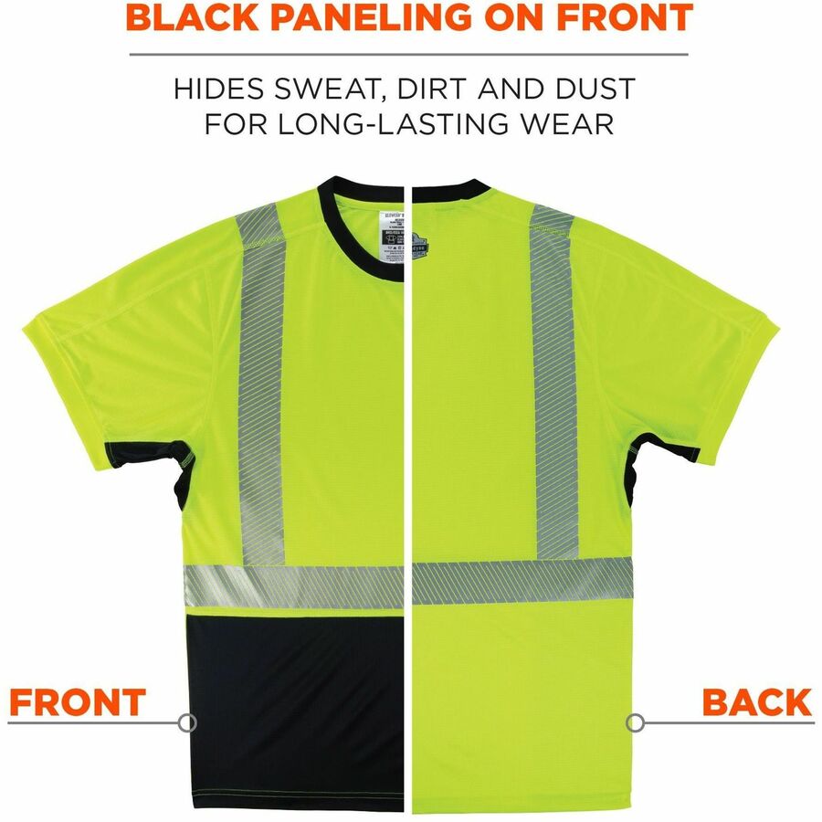 Ergodyne 8283BK Lightweight Hi-Vis T-Shirt - Alternate-Image4